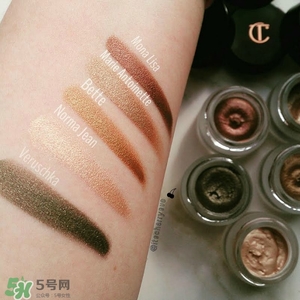 charlotte tilbury眼影膏色號試色 ct眼影膏試色圖