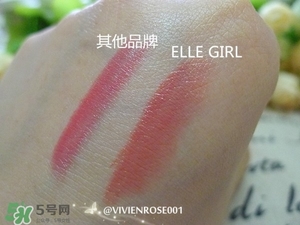 ellegirl愛爾甜心口紅怎么樣？ellegirl口紅色號試色