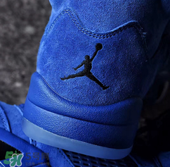 air jordan5麂皮皇家藍(lán)正品多少錢？喬丹5代藍(lán)麂皮專柜價格