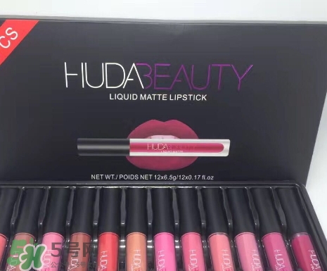 huda beauty唇釉色號試色 huda beauty唇釉試色圖