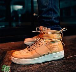 nike sf af1 mid空軍一號蘑菇色上腳效果怎么樣？