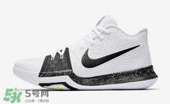 nike kyrie 3黑白配色多少錢？耐克歐文3代黑白配色專柜價(jià)格