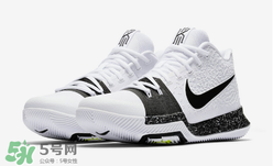 nike kyrie 3黑白配色多少錢？耐克歐文3代黑白配色專柜價(jià)格