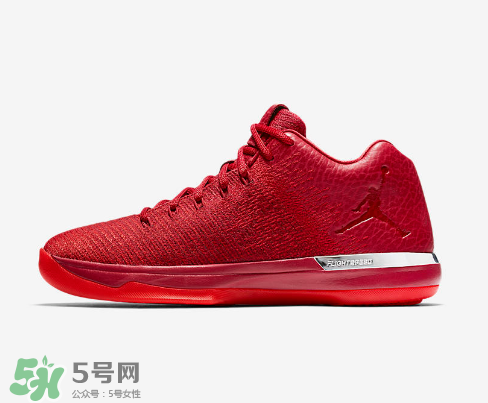 air jordan 31 low大紅配色多少錢？aj31 low紅色專柜價格