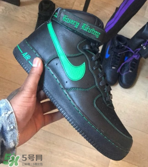 vlone與nike air force 1high聯(lián)名款運動鞋配色有哪幾種？