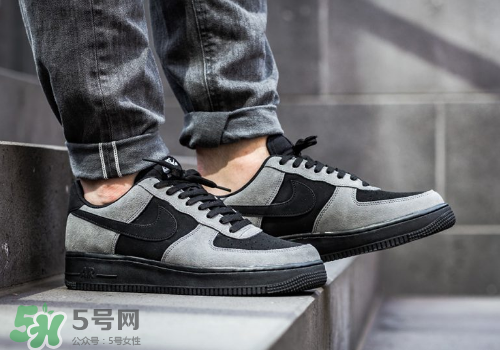 nike air force 1 low黑灰配色上腳怎么樣_好看嗎？