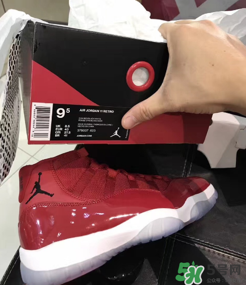 air jordan 11 gym red安東尼全紅配色實(shí)物怎么樣？