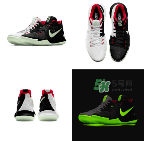 歐文同款黑白鴛鴦夜光kyrie 3怎么定制_在哪里買？