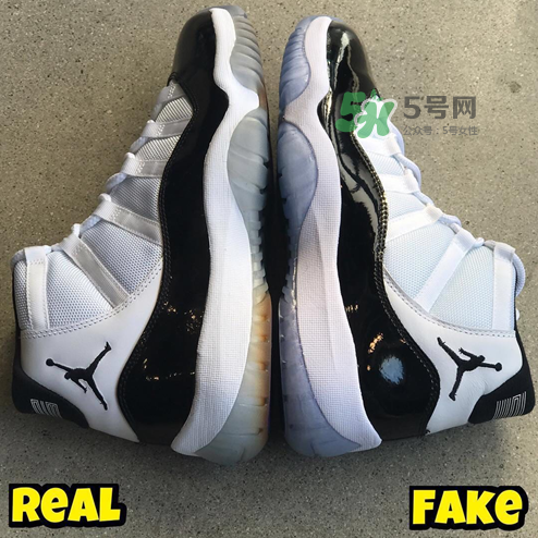 air jordan 11 concord真假怎么看？aj 11 concord真假鑒定