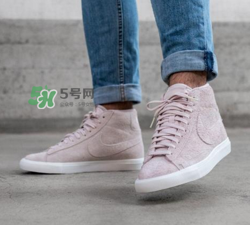 nike blazer mid粉色麂皮多少錢_在哪買？