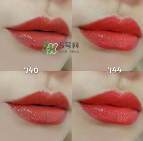 dior740和744哪個(gè)好看？迪奧740和744試色對(duì)比