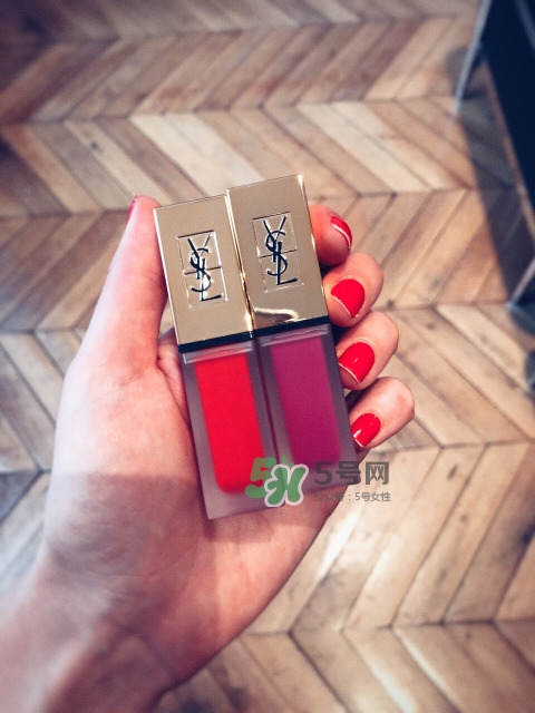 ysl tatouage couture啞光唇釉色號_試色圖