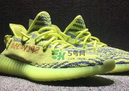 adidas yeezy boost 350 v2熒光黃椰子實(shí)物什么樣？