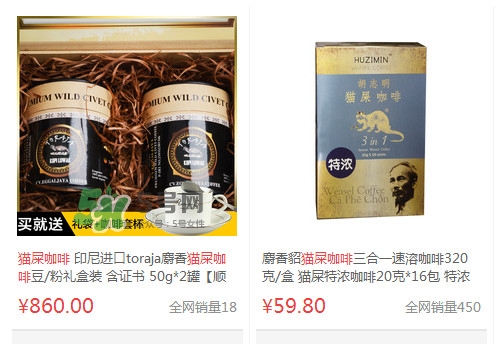 貓屎咖啡多少錢一杯？貓屎咖啡多少錢一斤