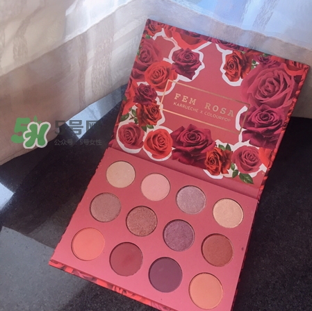 colourpop玫瑰眼影盤色號_colourpop she眼影盤試色圖