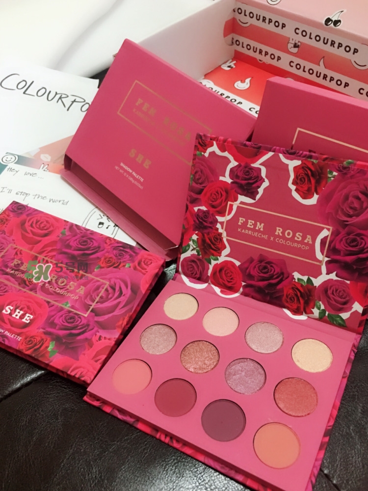 colourpop玫瑰眼影盤色號_colourpop she眼影盤試色圖