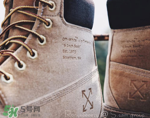 off white與timberland聯(lián)名6英寸大黃靴實(shí)物什么樣？