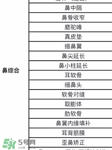 鼻綜合手術多少錢？鼻綜合整形價格