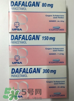 dafalgan退燒栓怎么用？dafalgan退燒栓使用說明