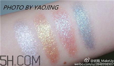 mac le disko dazzleshadow眼影色號(hào)_試色圖