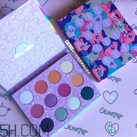 colourpop小馬寶莉眼影盤好用嗎_評測