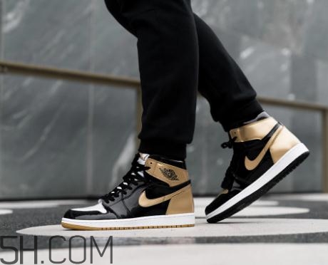 air jordan 1 top3黑金鴛鴦配色上腳效果好看嗎？