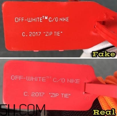 off white與nike air presto聯(lián)名真假對比圖