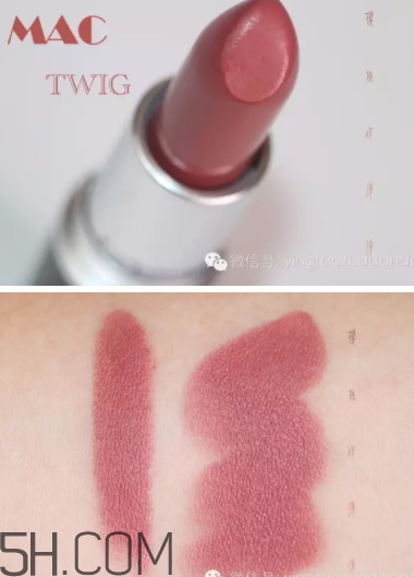 mac twig玫瑰豆沙色 mac twig試色