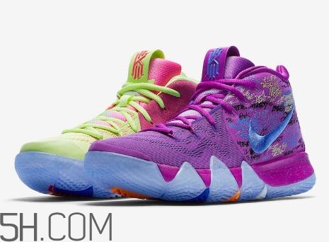 nike kyrie 4 multi color鴛鴦配色實(shí)物諜照什么樣？