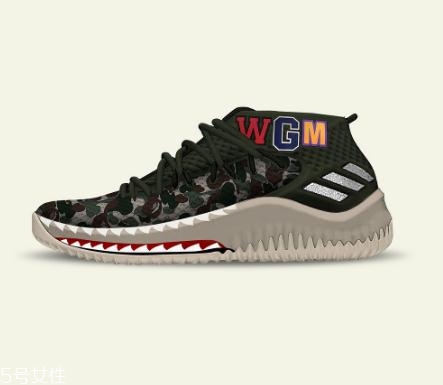 bape與adidas dame 4聯(lián)名有哪幾款_多少錢？