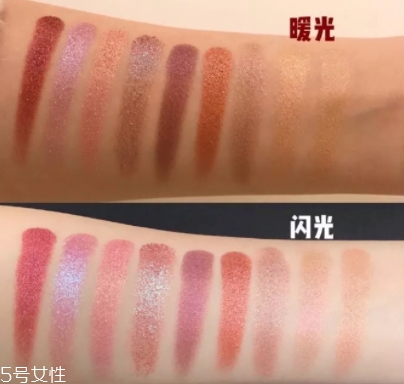 huda beauty沙漠盤色號試色