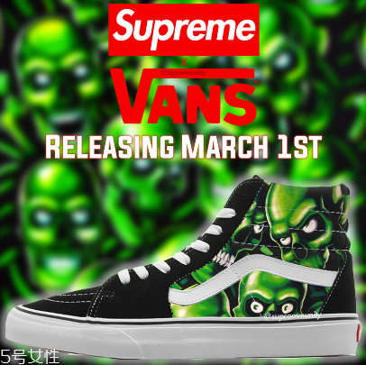 supreme與vans2018春夏聯(lián)名鞋款發(fā)售時間_多少錢