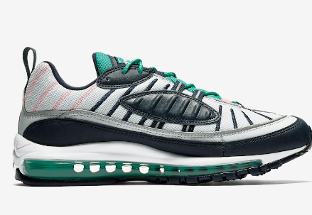 nike air max 98 south beach南海岸配色發(fā)售時間