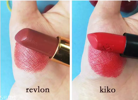 kiko和revlon口紅哪個(gè)好 kiko和revlon口紅對(duì)比測(cè)試