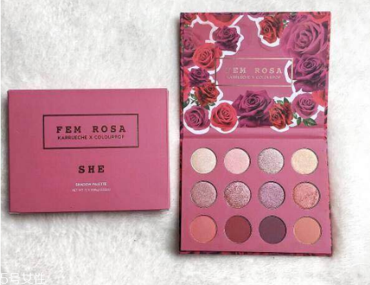 colourpop she玫瑰眼影怎么畫(huà) colourpop玫瑰盤(pán)畫(huà)法