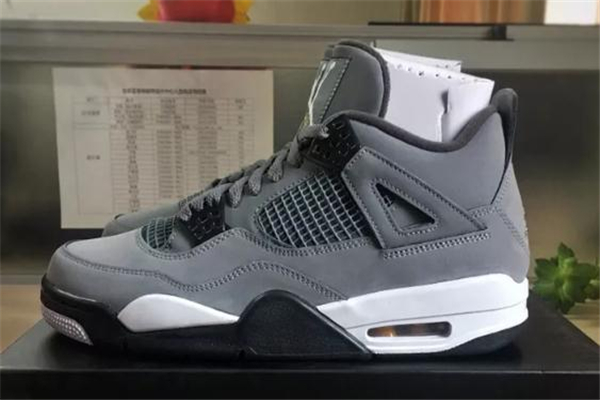 aj4 cool grey開(kāi)箱測(cè)評(píng) aj4酷灰復(fù)刻開(kāi)箱實(shí)物圖