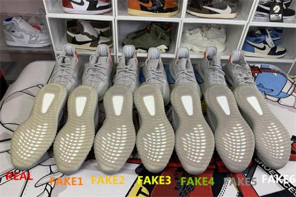 yeezy350尾燈真假對(duì)比 椰子350尾燈歐洲限定真假辨別