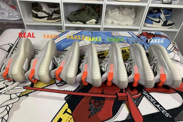 yeezy350尾燈真假對(duì)比 椰子350尾燈歐洲限定真假辨別